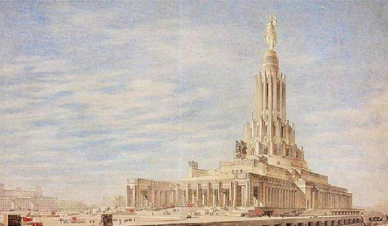 Постконструктивизм 30-х: от сталинского Дворца Советов до метро